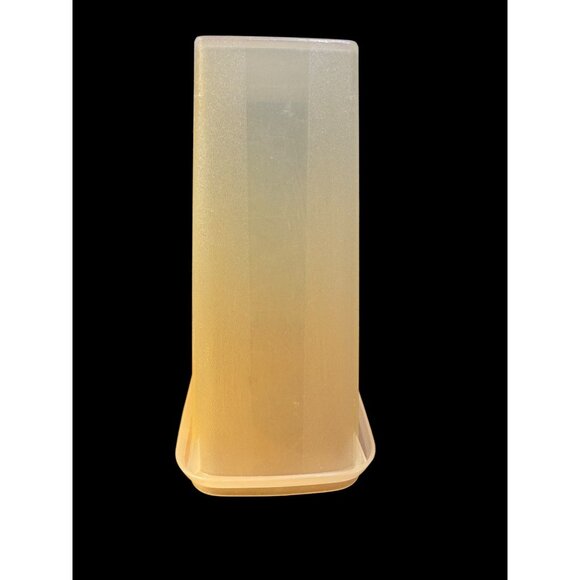 Tupperware Rectangular Cereal Storage Container With NO Lid 4"x4"x7.5" 469-9 - Picture 1 of 10